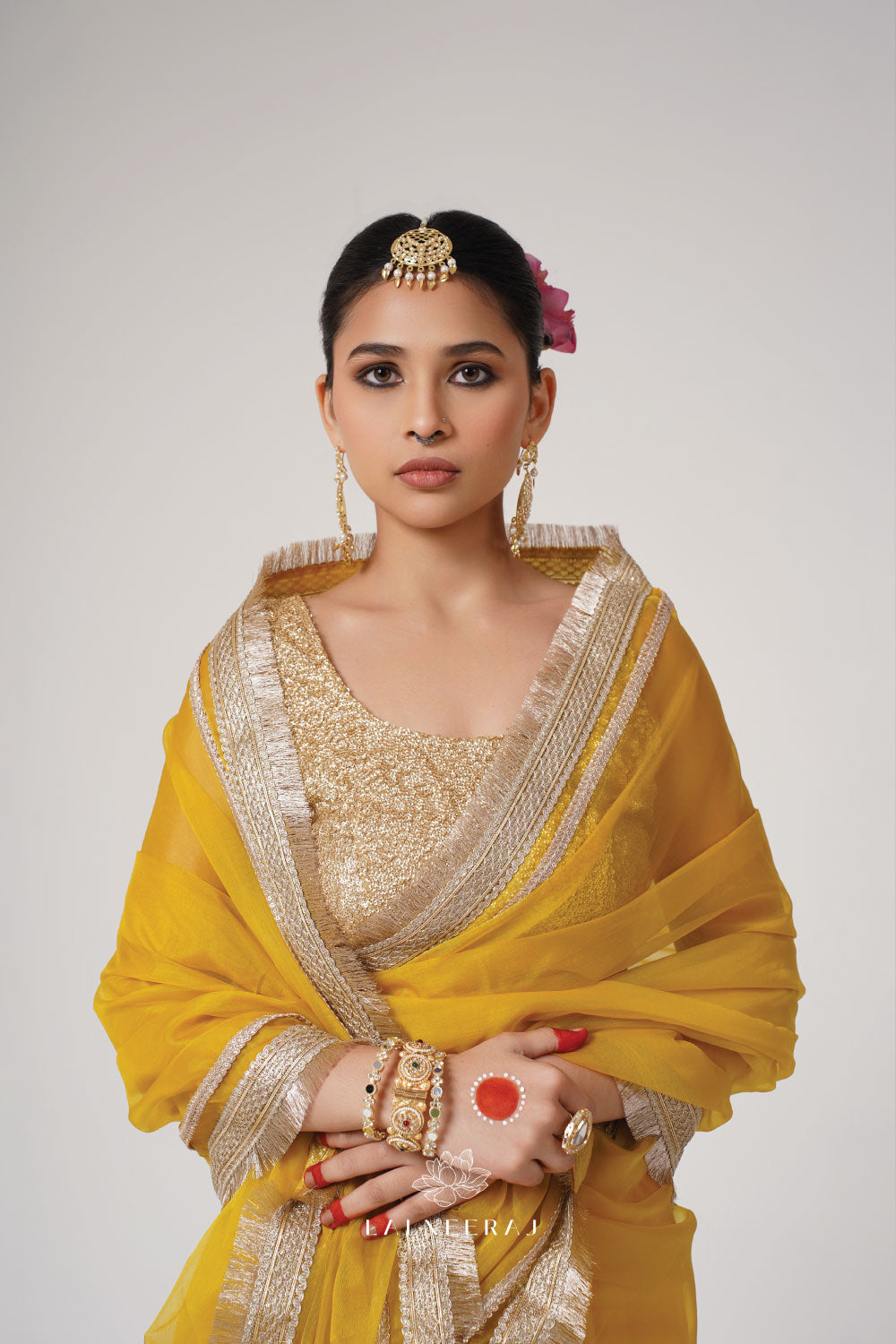 Top 5 Haldi Looks for Bride in 2025 | Trendy Haldi Outfits Style Guide LALNEERAJ Top 5 Haldi Looks for Bride in 2025 | Trendy Haldi Outfits Style Guide LALNEERAJ