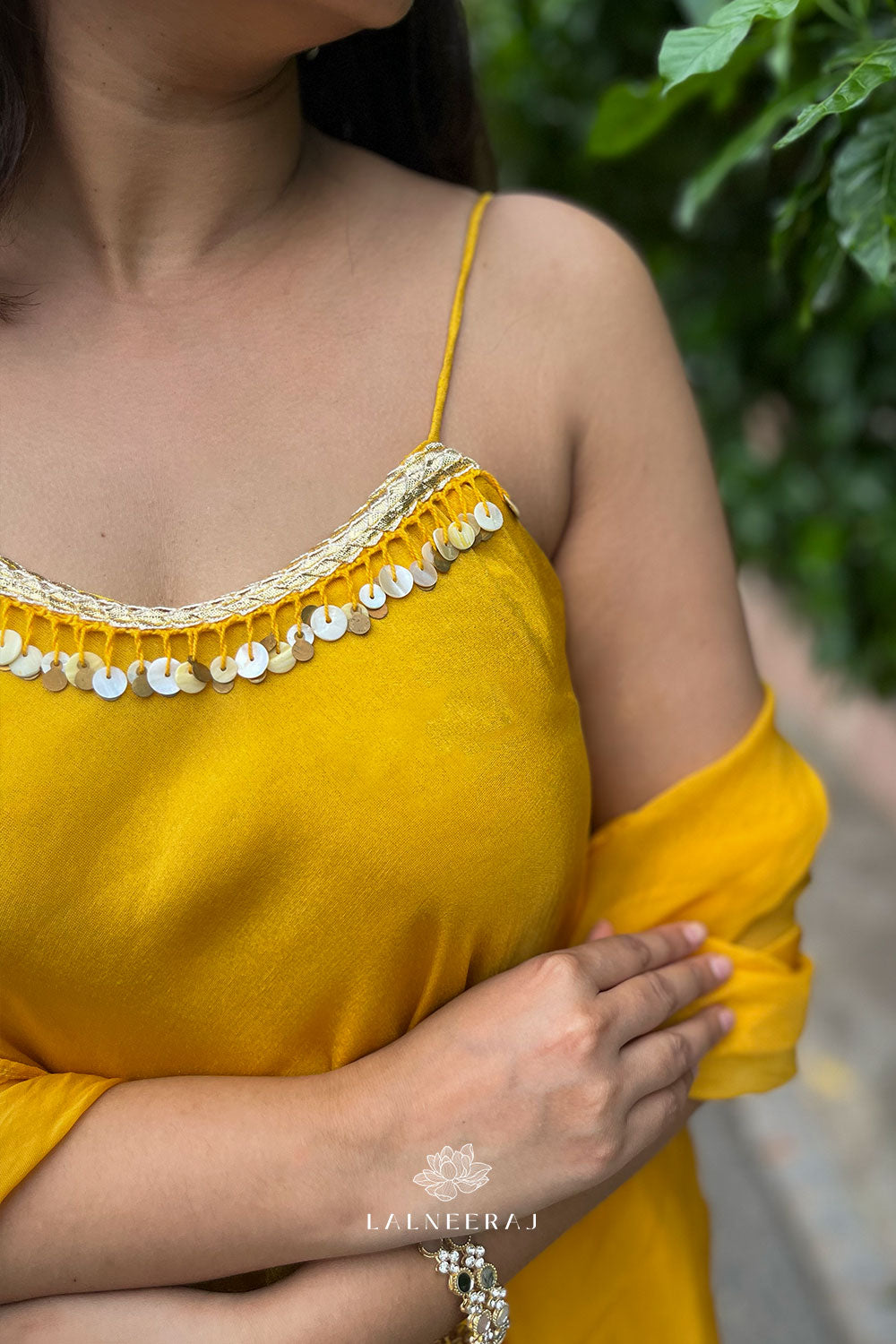 Falak - Yellow Sharara Set