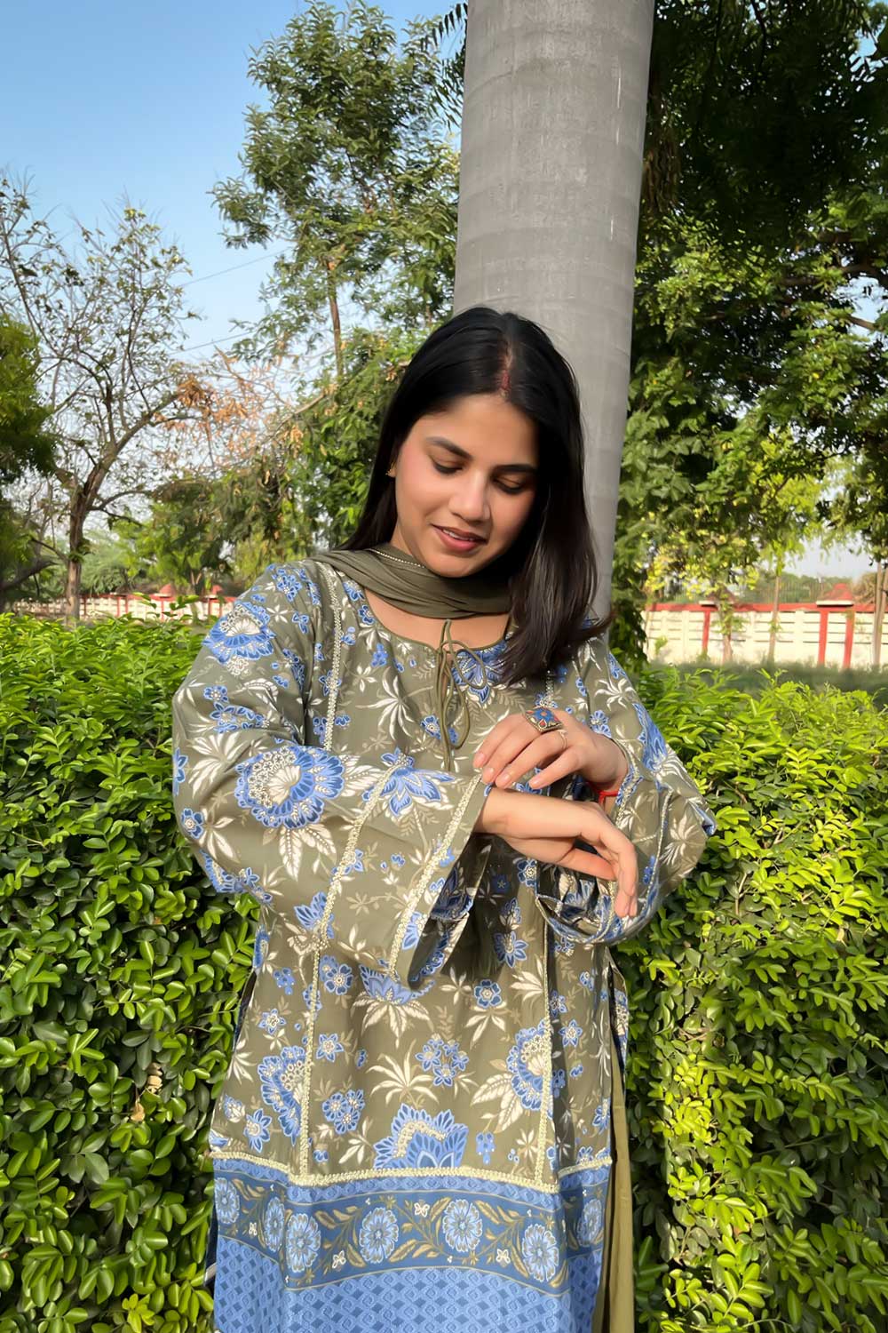 Sage Green Kurta Set