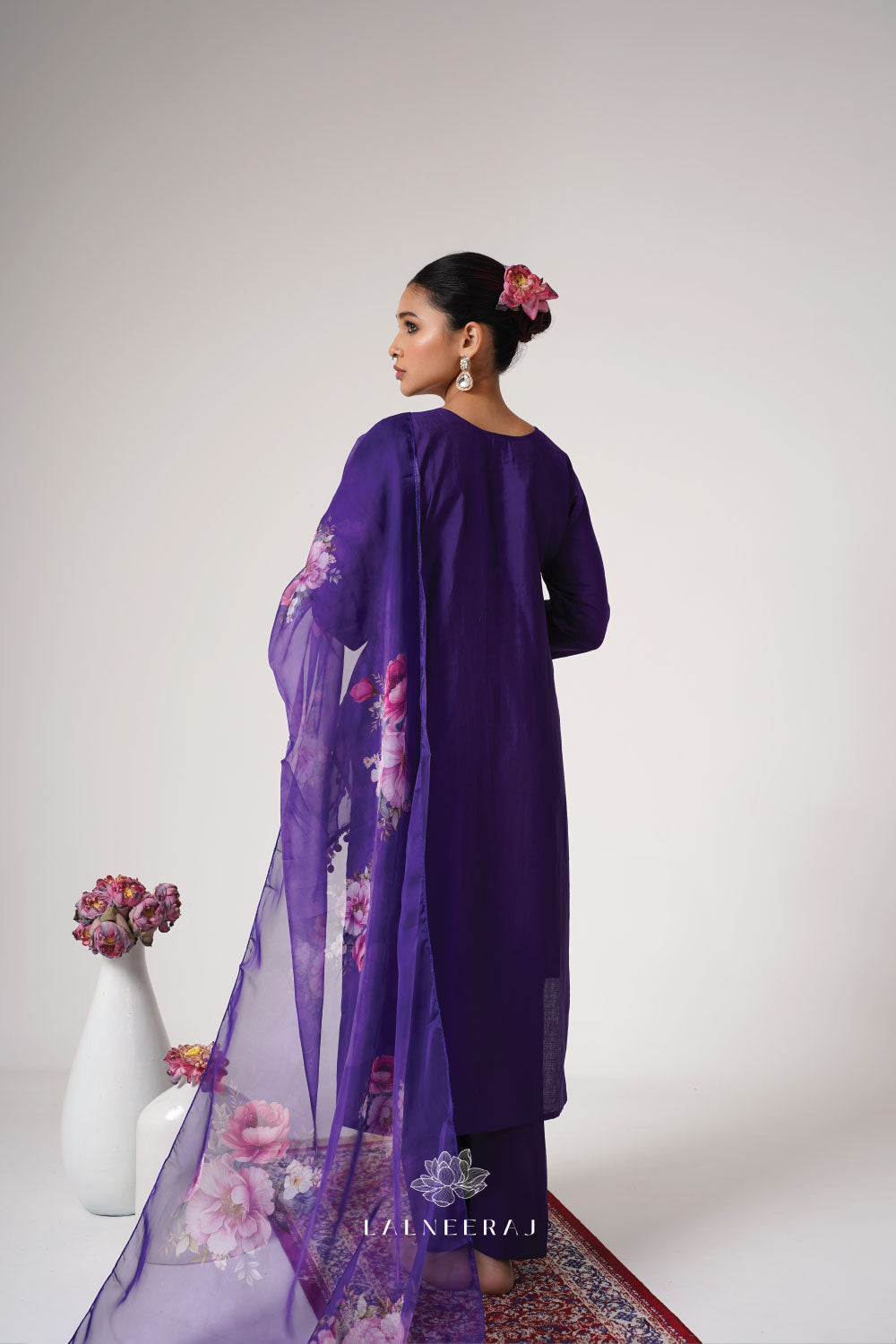 Jaamuni - Purple Kurta Set