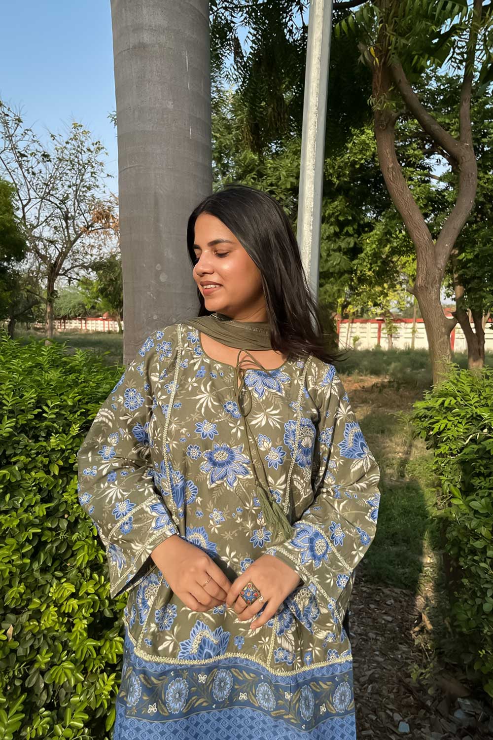 Sage Green Kurta Set