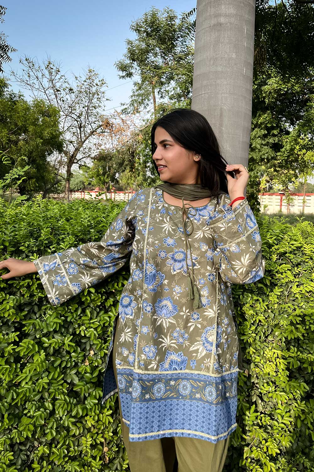 Sage Green Kurta Set