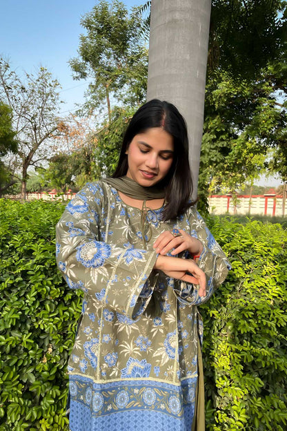Sage Green Kurta Set