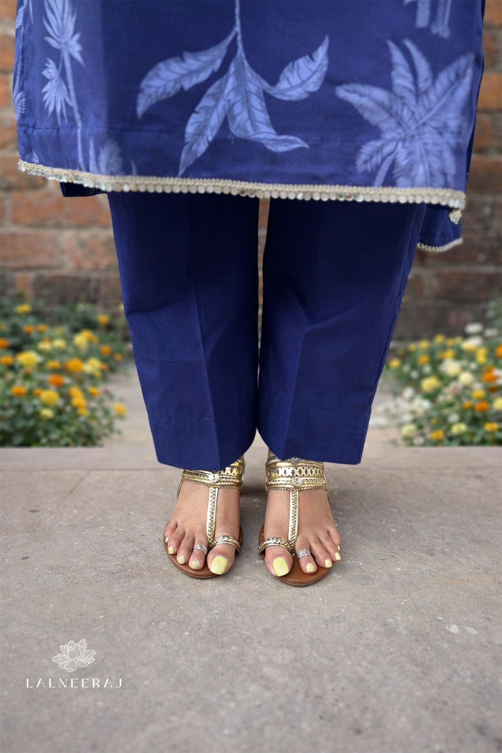 Neel Kurta Set with Dupatta